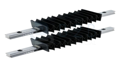 proteções sanfonadas para guia linear