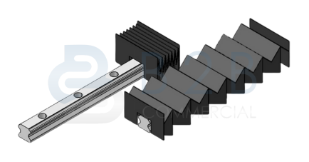 Proteção Sanfonada para Guia linear (1)
