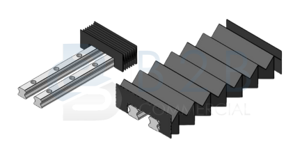 Proteção Sanfonada para Guias lineares