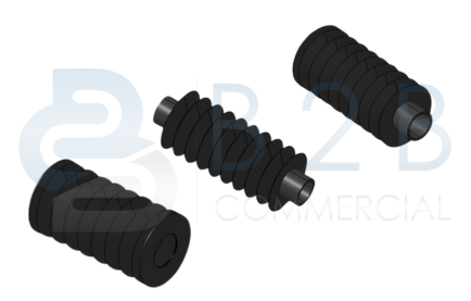Proteção sanfonada Cilíndrica para haste e fusos (3)